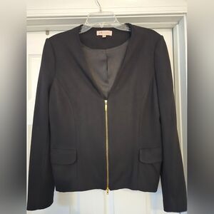 Philosophy cropped black jacket, Size 12